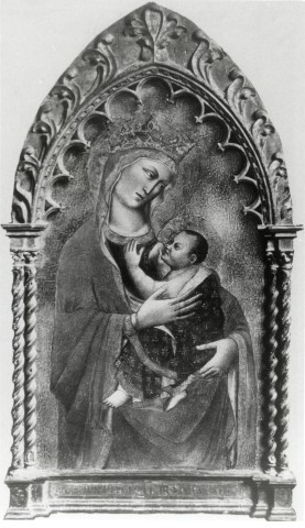 Anonimo — Gerini Niccolò di Pietro - sec. XIV - Madonna con Bambino — insieme